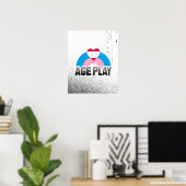 ALTERS-SPIEL-REGENBOGEN POSTER (Heimbüro)