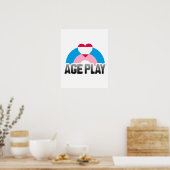 ALTERS-SPIEL-REGENBOGEN POSTER (Küche)