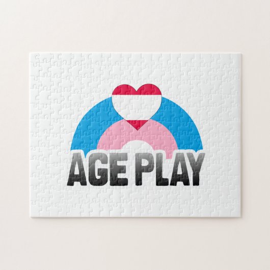 ALTERS-SPIEL-REGENBOGEN PUZZLE (Horizontal)