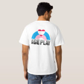 ALTERS-SPIEL-REGENBOGEN T-Shirt (Schwarz voll)