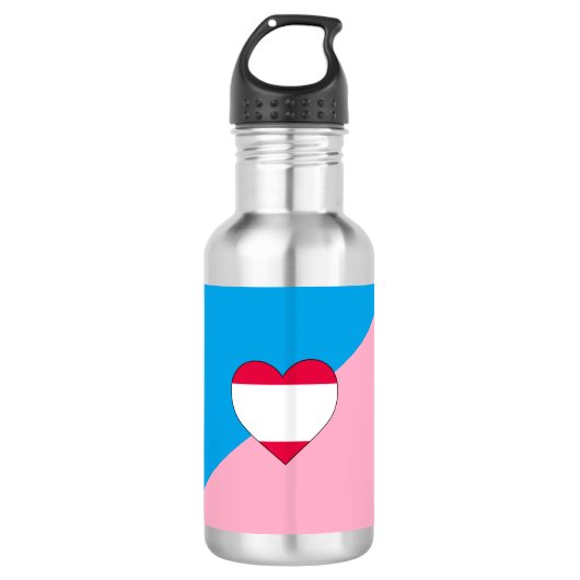 ALTERS-SPIEL-STOLZ-FLAGGE EDELSTAHLFLASCHE (Vorderseite)