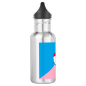 ALTERS-SPIEL-STOLZ-FLAGGE EDELSTAHLFLASCHE (Links)