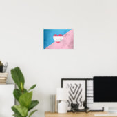 ALTERS-SPIEL-STOLZ-FLAGGE POSTER (Heimbüro)