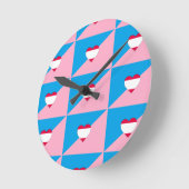 ALTERS-SPIEL-STOLZ-FLAGGE RUNDE WANDUHR (Winkel)