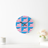 ALTERS-SPIEL-STOLZ-FLAGGE RUNDE WANDUHR (Zuhause)