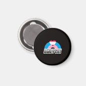 Alters-Spiel-Stolz Magnet (Vorderseite/Rückseite)