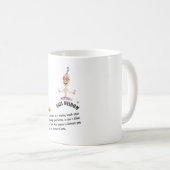 Alters Weisheit Tasse "Wahrheit" Comic Weg zur Wah (VorderseiteRechts)