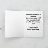 Altersabenteuer Vintage Travel Posters Karte (Innenseite)