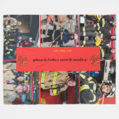 Altersdecke personalisiert für Brandstiftung Fleecedecke (Vorderseite (Horizontal))