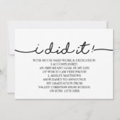 Altersentwicklung, Ankündigung moderner Abschlüsse (Rückseite)