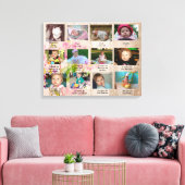 Altersentwicklung im ersten Jahr Kindergarten Foto Leinwanddruck (Insitu (Wohnzimmer))