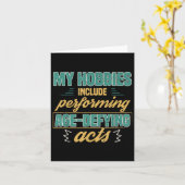 altersfeindliche Handlungen Witzige Alte Rente Gro Karte (Gelbe Blume)