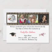 Altersfortschritt Foto Abschluss Open House Einladung (Vorderseite)