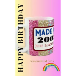 Altersgeschenk zum 21. Geburtstag 2004 Kaffeetasse