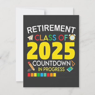 Altersklasse 2025 Countdown im Prozess Dankeskarte