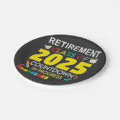Altersklasse 2025 Countdown im Prozess Pappteller (Schrägansicht)