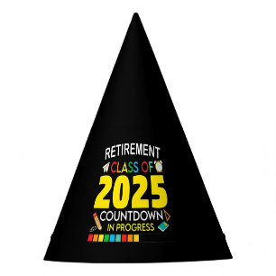 Altersklasse 2025 Countdown im Prozess Partyhütchen