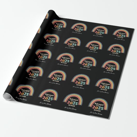 Altersklasse 2025 Wichtiger Meilenstein Geschenkpapier (Ungerollt)