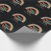 Altersklasse 2025 Wichtiger Meilenstein Geschenkpapier (Ecke)