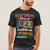Altersklasse des laufenden Countdown 2023 T-Shirt (Vorderseite)