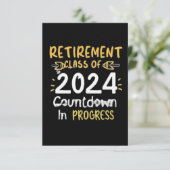 Altersklasse des laufenden Countdown 2024 Einladung (Stehend Vorderseite)