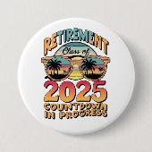 Altersklasse des laufenden Countdown 2025 Button (Vorderseite)