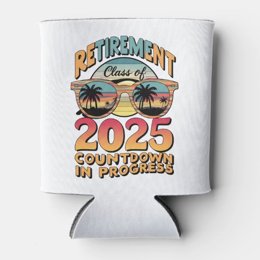 Altersklasse des laufenden Countdown 2025 Dosenkühler (Vorderseite)