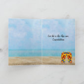 Altersruhegeld drehend Sand Karte (Innenseite)