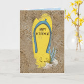 Altersruhegeld drehend Sand Karte (Gelbe Blume)