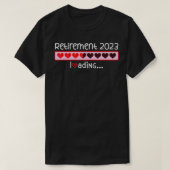 Altersruhegeschäft 2023: Eingehende Countdown wird T-Shirt (Design vorne)