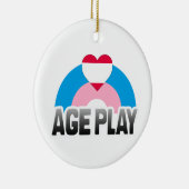 ALTERSSPIELRAINBOW KERAMIKORNAMENT (Rechts)
