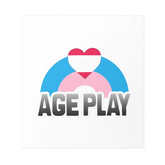 ALTERSSPIELRAINBOW NOTIZBLOCK (Vorderseite)