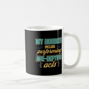 Altersverneinende Akte Lustige Alte Rente Großelte Kaffeetasse
