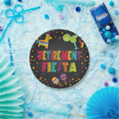 Altersversorgung Fiesta - Papierplatte Pappteller (Party)