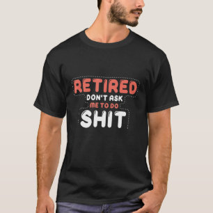 Altersversorgung Frauen Männer Vintag ermüdet Ermü T-Shirt