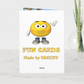 Altersversorgung ist Spaß Karte (Rückseite)