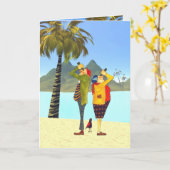 Altersversorgung ist Spaß Karte (Gelbe Blume)