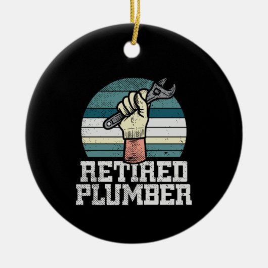 Altersversorgung Keramik Ornament (Vorne)