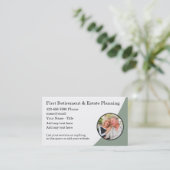 Altersversorgung und Anwesen Planung Visitenkarten Visitenkarte (Stehend Vorderseite)