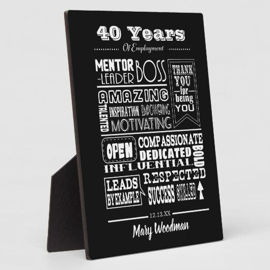 Altersvorsorge für Chef, Angestellter, lange Diens Fotoplatte (Seite)