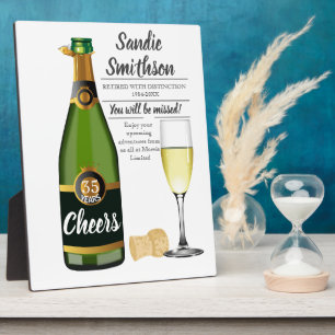 Altersvorsorge für Chef, Angestellter, lange Diens Fotoplatte