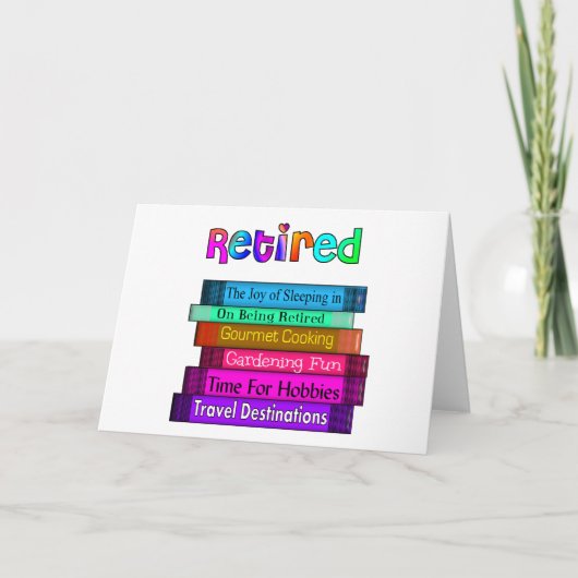 Altersvorsorge Geschenke einzigartigen Stapel von Karte (Vorderseite)