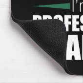 Altersvorsorge Ich bin nicht wieder versucht, ich  Mousepad (Ecke)