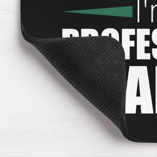 Altersvorsorge Ich bin nicht wieder versucht, ich  Mousepad (Ecke)