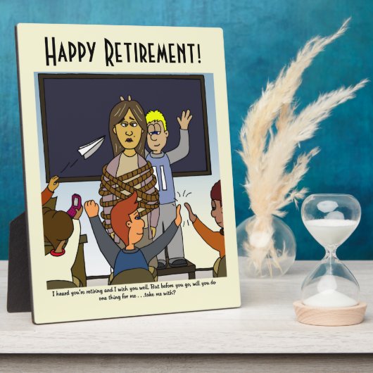 Altersvorsorge Pale Yellow Plaque Fotoplatte (Seite)