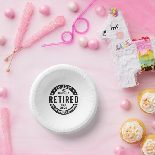 Altersvorsorge Pappteller (Party)