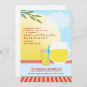 Altersvorsorge Picnic-Party Einladungen (Vorne/Hinten)