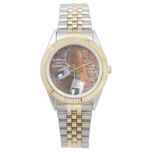 Altersvorteil-Ingwer-Katzenklappen Armbanduhr