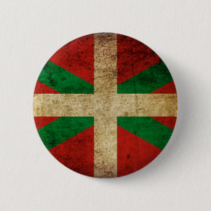 Altertümlicher Ikurriña Button