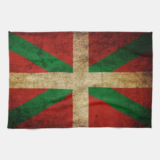 Altertümlicher Ikurriña Handtuch (Horizontal)